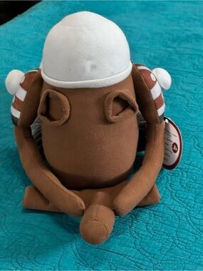 Rusty Robot Brown and White Plush Toy - Cute Character Plush